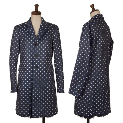 COMME des GARCONS Dot Ruffle Lined Long Jacket