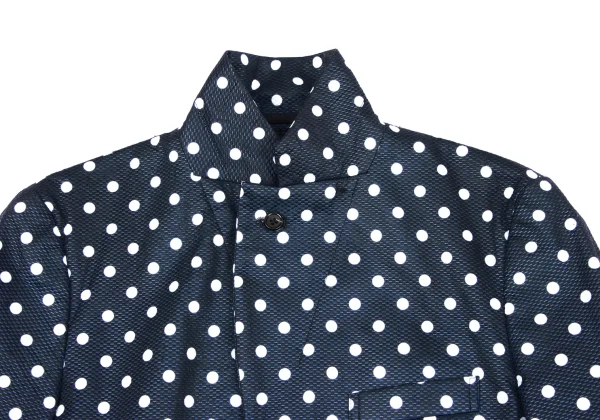 COMME des GARCONS Dot Ruffle Lined Long Jacket K-163917_007