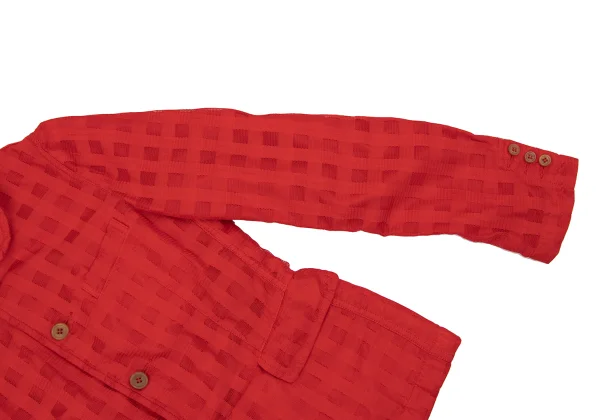 COMME des GARCONS COMME des GARCONS Poly Mesh Check Jacket K-163919_008