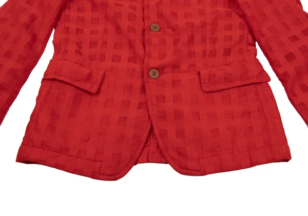 COMME des GARCONS COMME des GARCONS Poly Mesh Check Jacket K-163919_010