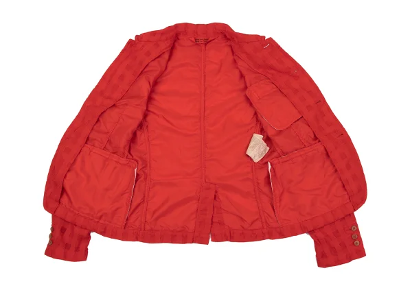 COMME des GARCONS COMME des GARCONS Poly Mesh Check Jacket K-163919_012