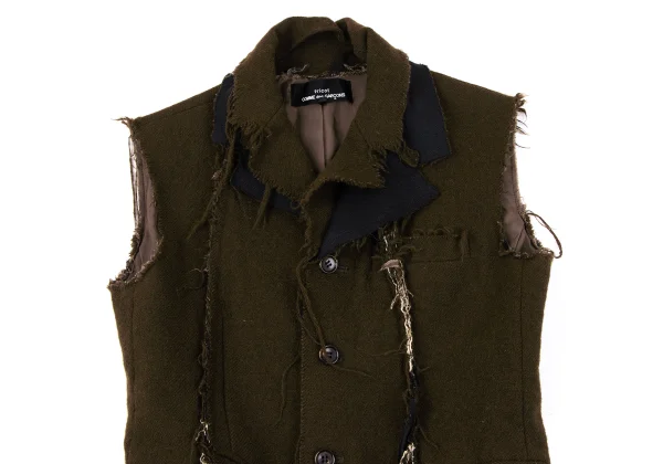 トリココムデギャルソンtricot COMME des GARCONS ウール縮絨切替