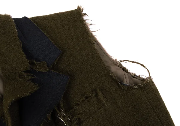 tricot COMME des GARCONS Fulling Wool Sleeveless Jacket K-163920_008