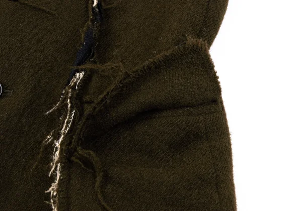 tricot COMME des GARCONS Fulling Wool Sleeveless Jacket K-163920_011