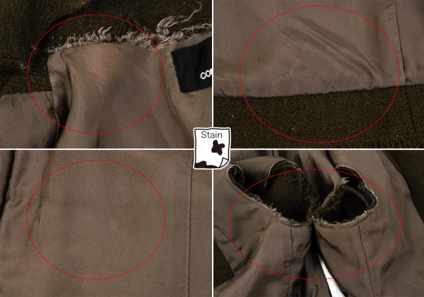 tricot COMME des GARCONS Fulling Wool Sleeveless Jacket K-163920_013