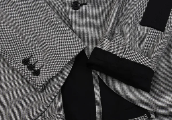 BLACK COMME des GARCONS Puppytooth Wool Jacket K-163921_008