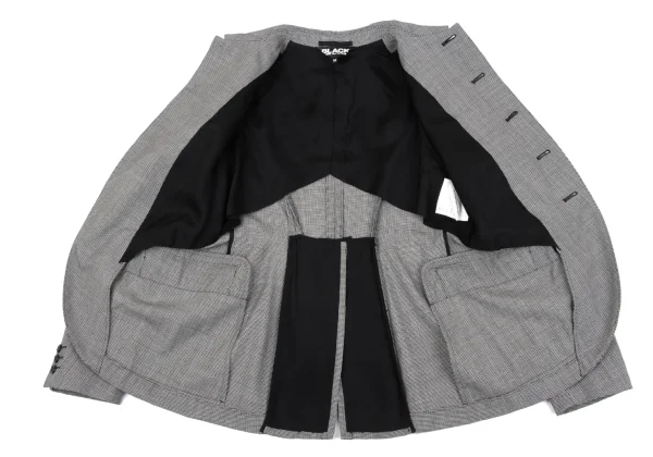 BLACK COMME des GARCONS Puppytooth Wool Jacket K-163921_011