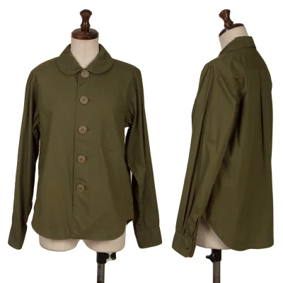 BLACK COMME des GARCONS Big Button Cotton Shirt