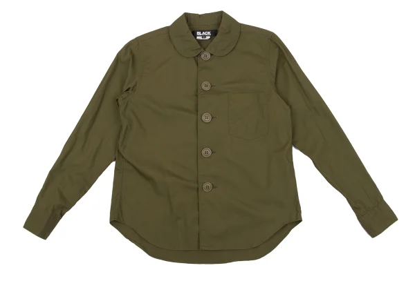 BLACK COMME des GARCONS Big Button Cotton Shirt K-163922_002