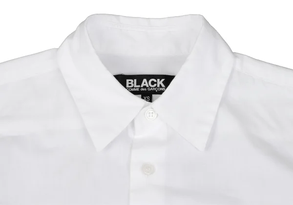 BLACK COMME des GARCONS Switching Sleeves Cotton Shirt K-163923_004