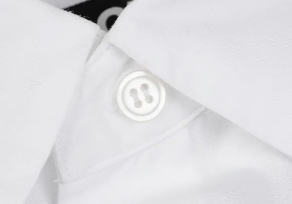 BLACK COMME des GARCONS Switching Sleeves Cotton Shirt K-163923_006