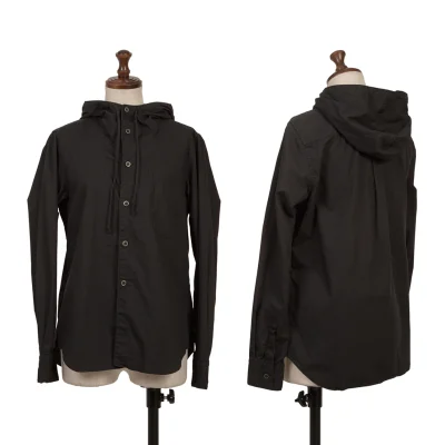 BLACK COMME des GARCONS Cotton Hooded Shirt