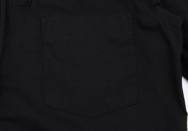 BLACK COMME des GARCONS Cotton Hooded Shirt K-163925_010