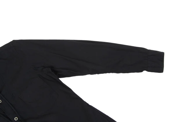 BLACK COMME des GARCONS Cotton Hooded Shirt K-163925_011