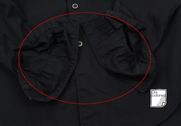 BLACK COMME des GARCONS Cotton Hooded Shirt K-163925_013