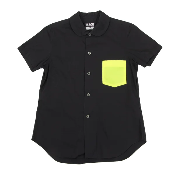 BLACK COMME des GARCONS Neon Pocket Cotton Shirt K-163926_002