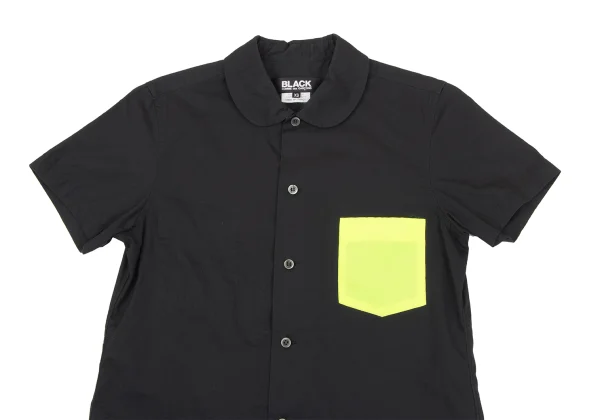 BLACK COMME des GARCONS Neon Pocket Cotton Shirt K-163926_003