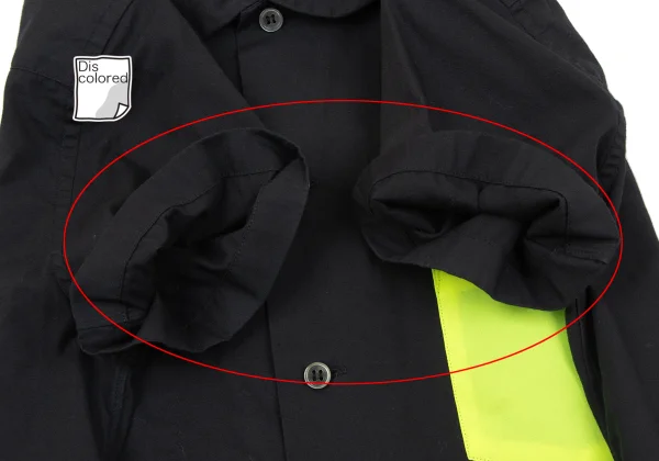 BLACK COMME des GARCONS Neon Pocket Cotton Shirt K-163926_009