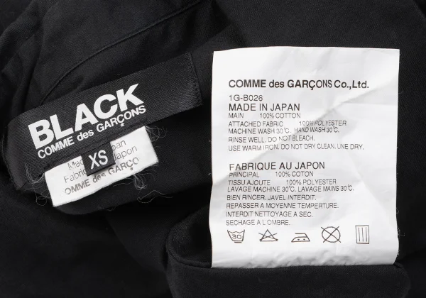BLACK COMME des GARCONS Neon Pocket Cotton Shirt K-163926_017