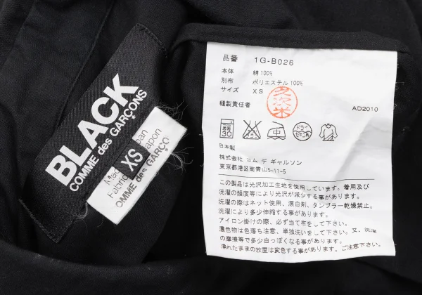 BLACK COMME des GARCONS Neon Pocket Cotton Shirt K-163926_018