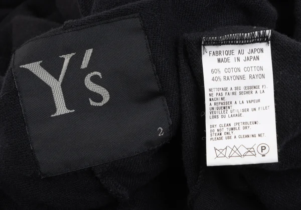 Y's Cotton Rayon Drape Skipper T Shirt K-163929_016