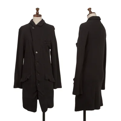 FINAL HOME Dyed Jersey Cotton Long Jacket