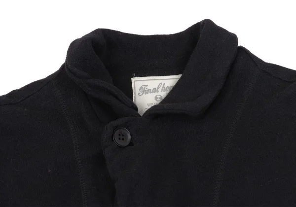 FINAL HOME Dyed Jersey Cotton Long Jacket K-163934_004