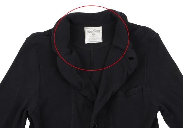 FINAL HOME Dyed Jersey Cotton Long Jacket K-163934_006