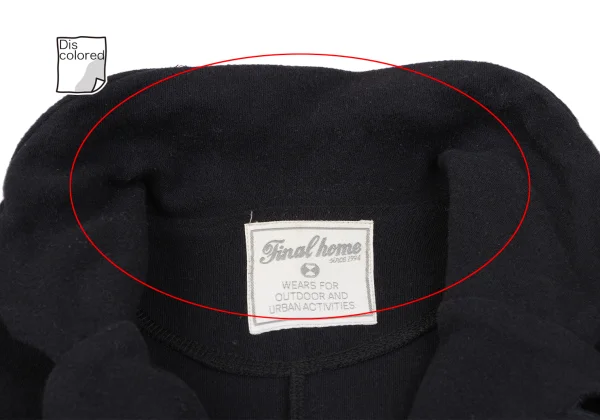 FINAL HOME Dyed Jersey Cotton Long Jacket K-163934_007