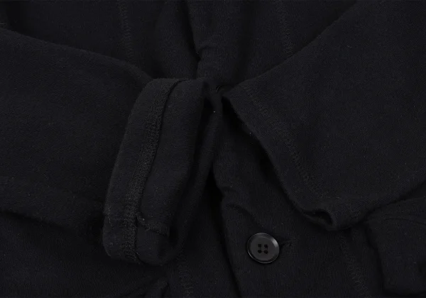 FINAL HOME Dyed Jersey Cotton Long Jacket K-163934_010