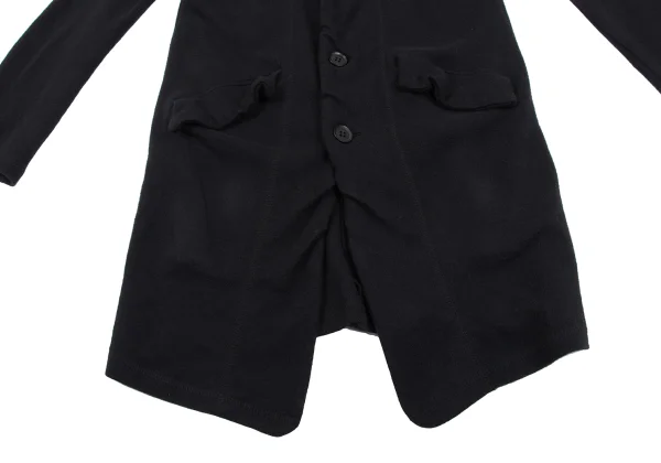 FINAL HOME Dyed Jersey Cotton Long Jacket K-163934_011