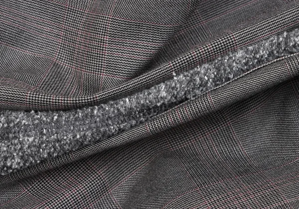 FINAL HOME Panel Switching Check Hooded Jacket K-163935_014