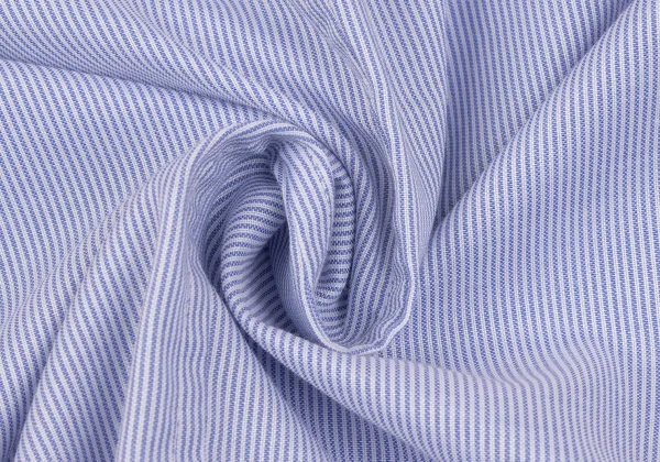 FINAL HOME Pleated Switching Stripe Shirt K-163936_014