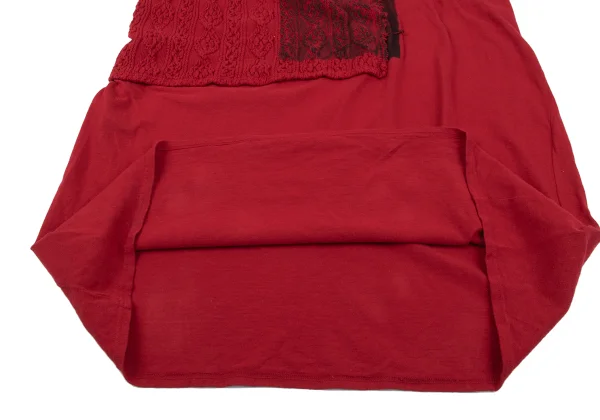 zucca Dyed Cotton Cable Knit Switching Dress K-163938_009