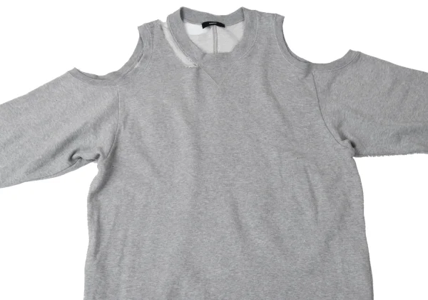 DIESEL Open Shoulder Distressed Sweat Dress K-163939_003