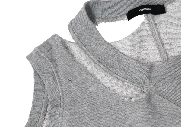 DIESEL Open Shoulder Distressed Sweat Dress K-163939_008