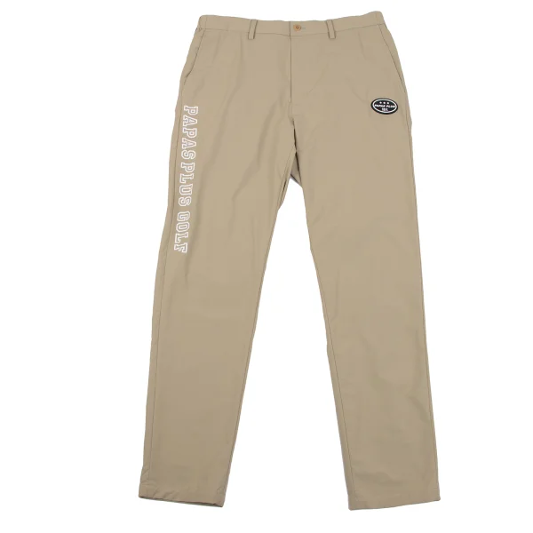 PAPAS PLUS GOLF Logo Printed Stretch Pants Beige 50L K-163945_001