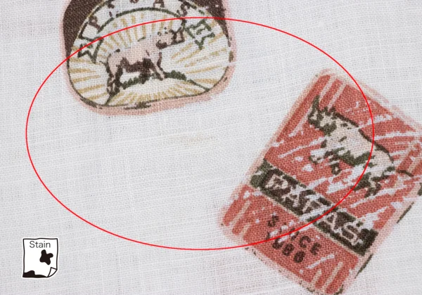 Papas ISLAND Linen Logo Print Band Collar Short Sleeve Shirt K-163947_010