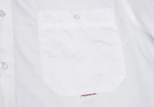 Papas ISLAND Hat Embroidery Cotton Short Sleeved Shirt K-163948_007