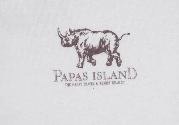 Papas ISLAND Rhinoceros Printed T-shirt K-163949_006
