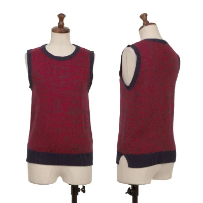 Theory Cotton Cashmere Knit Vest