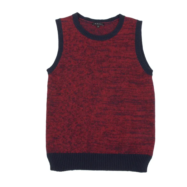 Theory Cotton Cashmere Knit Vest K-163950_002