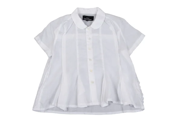 tricot COMME des GARCONS Lace Trim Linen Blouse K-163952_002