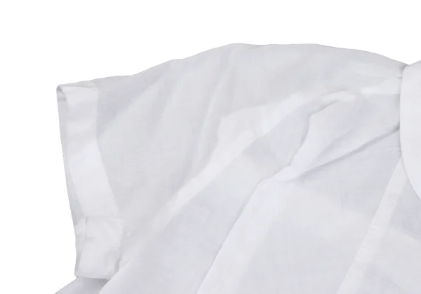 tricot COMME des GARCONS Lace Trim Linen Blouse K-163952_006