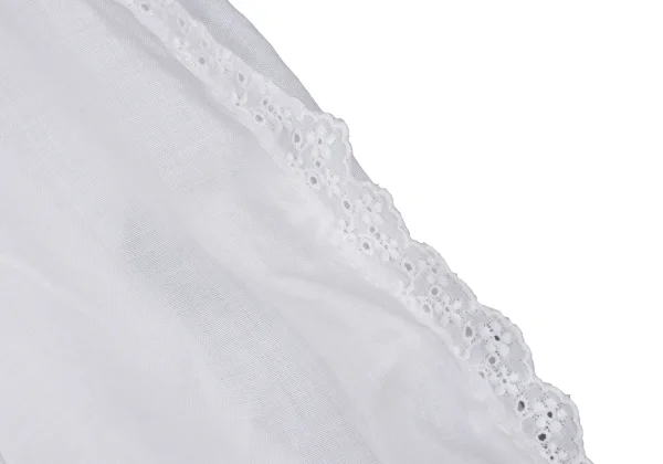 tricot COMME des GARCONS Lace Trim Linen Blouse K-163952_008