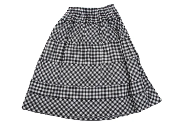 tricot COMME des GARCONS Cotton Gingham Check Skirt K-163953_002
