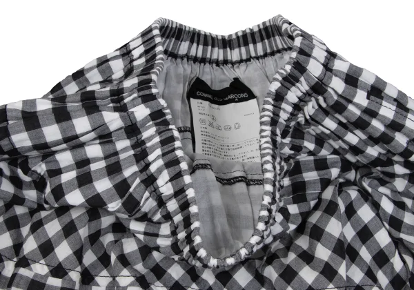 tricot COMME des GARCONS Cotton Gingham Check Skirt K-163953_008