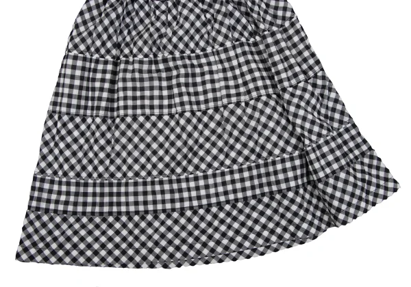 tricot COMME des GARCONS Cotton Gingham Check Skirt K-163953_009