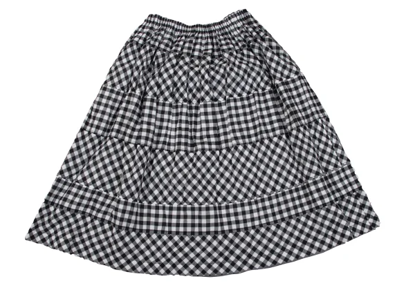 tricot COMME des GARCONS Cotton Gingham Check Skirt K-163953_011