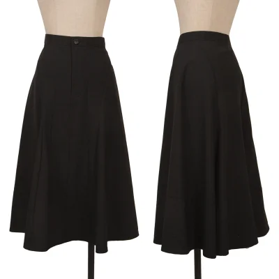 tricot COMME des GARCONS Curve Switching Wool Skirt